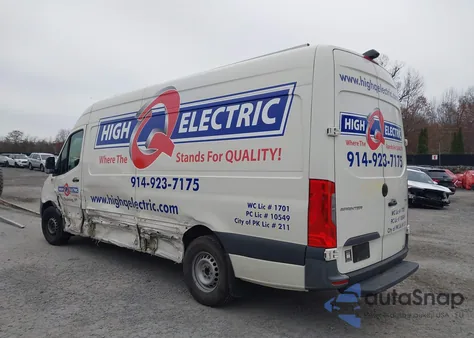 2022 Mercedes-Benz Sprinter 2500 High Roof I4 Diesel из США, поврежденный, VIN W1Y4DCHY1NT092304